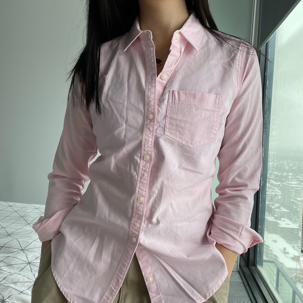 Pink Hollister Cotton Button-Down